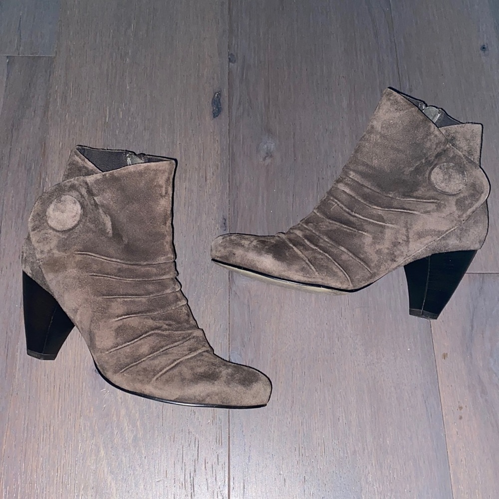 Suede Booties